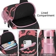 thumbnail image 4 of Sling Backpack,Spooky Halloween Silhouette Pattern Sling Bag with Water Bottle Holder,Waterproof Sling Bag for Men/Women with Headphone Jack for Hiking,Travel, 4 of 6