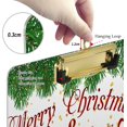 thumbnail image 4 of FMSHPON Merry Christmas Santa Clipboard Hardboard Wood Nursing Clip Board and Pull for Standard A4 Letter 13x9 inches, 4 of 5
