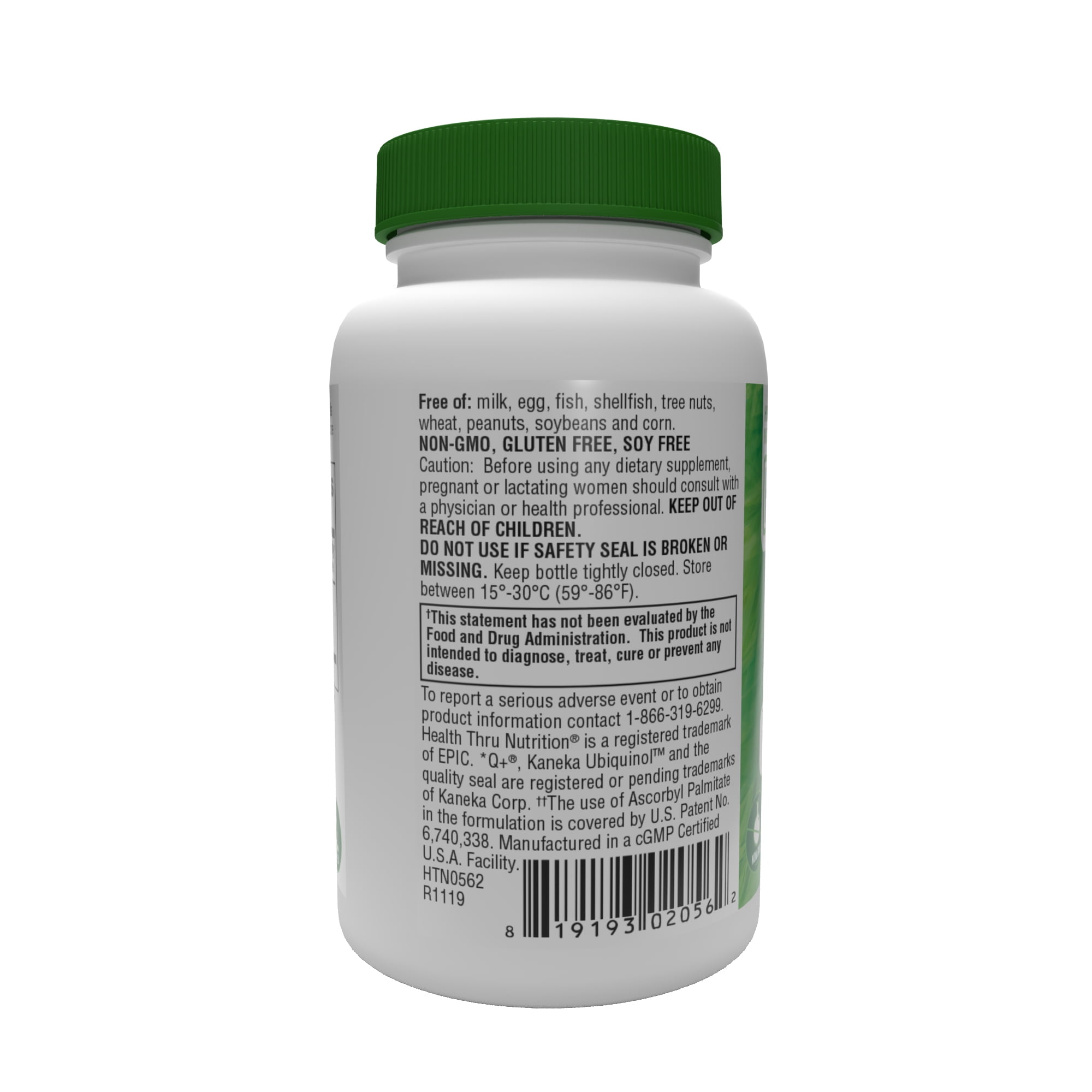 Ubiquinol 50mg CoQ-10 (Kaneka™) 90 Softgels (Non-GMO) by Health Thru Nutrition