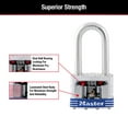 thumbnail image 4 of Master Lock Laminated Steel 1-9/16in (40mm) Padlock with Key, 1-1/2in (38 mm) Shackle, 4 of 8