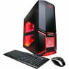 CyberPowerPC Gamer Xtreme Gaming Desktop, Intel Core i5 i5-2500K, 8GB RAM, AMD Radeon HD 6770 1 GB, 1TB HD, DVD Writer, Windows 7 Home Premium, Black/Red, GXI260
