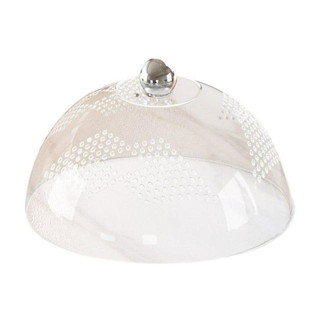 Cubierta de verduras Protector de alimentos Pantalla práctica Mesa de comedor Cubierta de placa de plato multipropósito para platos acampando al aire Transparente