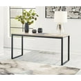 thumbnail image 2 of Signature Design by Ashley Contemporary Waylowe 63" Home Office Desk  Natural/Black, 2 of 6