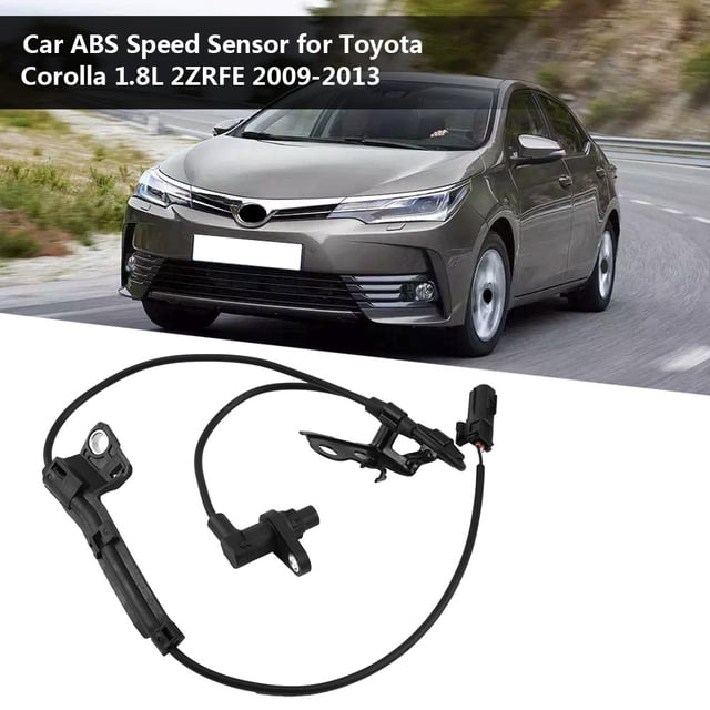 Sensor De Velocidad De Rueda, Alta Precisión 89542-12100 Sensor ABS Negro Delantero Derecho Para Reemplazo Automático Para 1.8L 2ZRFE 2009-2013