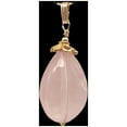 thumbnail image 3 of Sparkle Twist Faceted 14kgf Rose Quartz 23x17mm Pear Pendant, 3 of 12