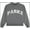 Dark gray with white text and gray border, variant on In Stock 2025 Cross PARKE Unisex Casual Hoodie Sweatshirt Sports Fitness Printed Hoodie Direct from Manufacturer