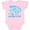 AD-Pink, variant on Inktastic Happy First Mothers Day with Elephant Boys or Girls Baby Bodysuit