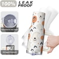 thumbnail image 4 of Halloween Tumbler 40 oz with Handle and Straw Skeleton Ghost Tumbler Spooky Halloween Gifts Insulated Travel Mug Water Bottle, 4 of 5