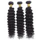thumbnail image 5 of Extensiones de cabello brasileño ondulado profundo, cabello humano virgen Remy, 3 piezas, 24, 26 y 28 pulgadas, color negro natural., 5 of 5