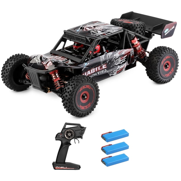 WLtoys 124016 4WD 75km/h 2.4GHz Camión todo terreno todoterreno 1/12 RC Coche de carreras Hugtrwg Para estrenar