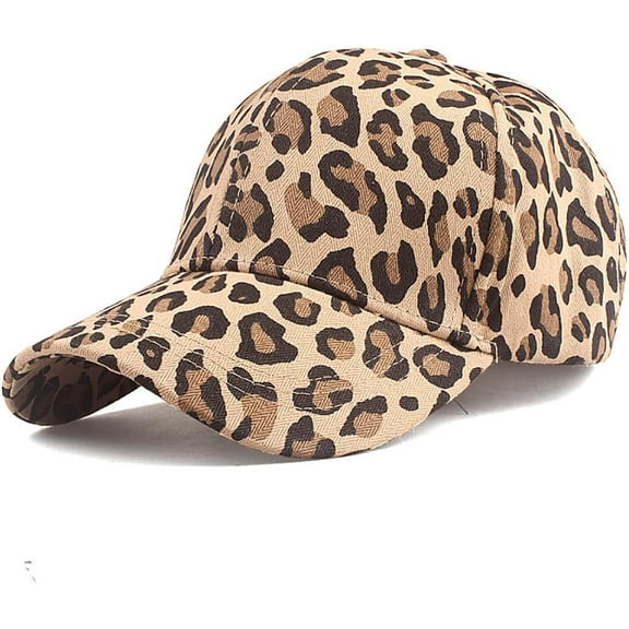 YooGuoGuo Women's Lady's Leopard Printed Baseball Cap Trucker Hat Sun Hat Adjustable