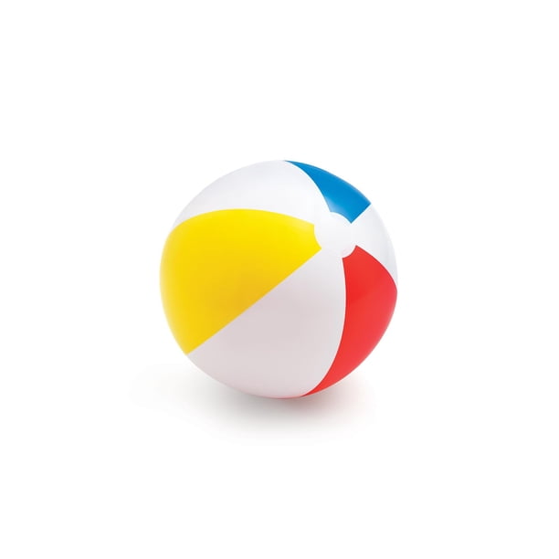 Pelota de playa inflable Intex con panel brillante de 20 pulgadas