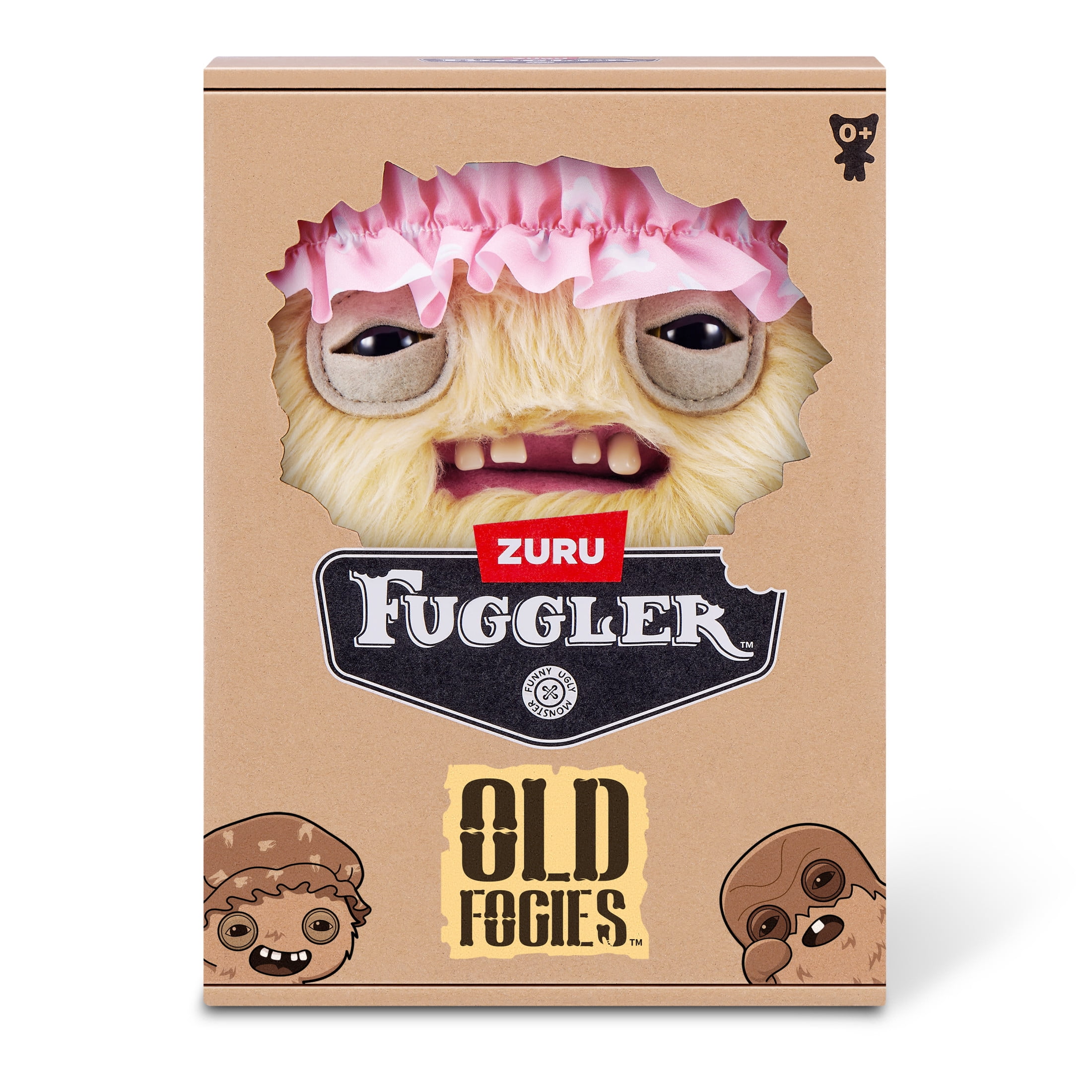 Fuggler Old Fogies 9 inch (Gabby Gibbler), Funny Ugly Monster Stuffed Animal Toy by ZURU