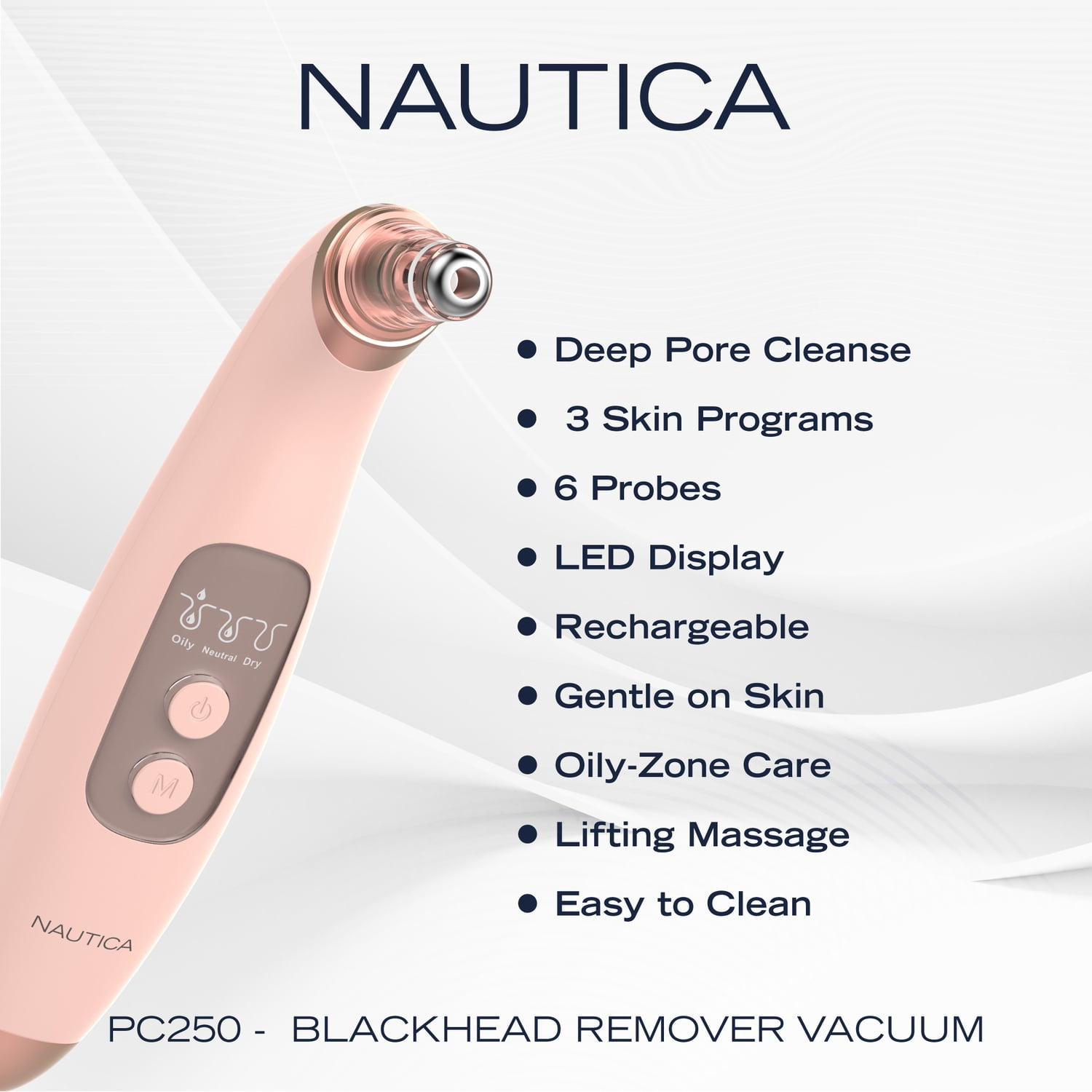 Nautica Blackhead-Remover Vacuum, Nude