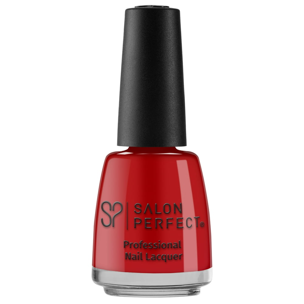 Salon Perfect Nail Polish, Red, Heart Strings 178, 0.5 fl oz Walmart