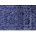 thumbnail image 1 of Ahgly Company Machine Washable Indoor Rectangle Persian Blue Bohemian Area Rugs, 7' x 9', 1 of 4