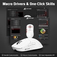 thumbnail image 6 of Attack Shark Gaming Adjustable DPI Wireless, White, 6 of 13