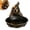 Black, variant on Halloween Ghost Candy Dish Holder, Ceramic Ghost Candy Bowl Ghosts Serving Tray Cute CandyDish Key Bowl Cookie Jar for Halloween Party Decor