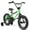 Green, variant on GLAF 12 14 16 Inch Kids Bike BMX Style Bicycle with Training Wheels Coaster Brake for 3-8 Years Old Toddlers Boys Girls Multiple Colors