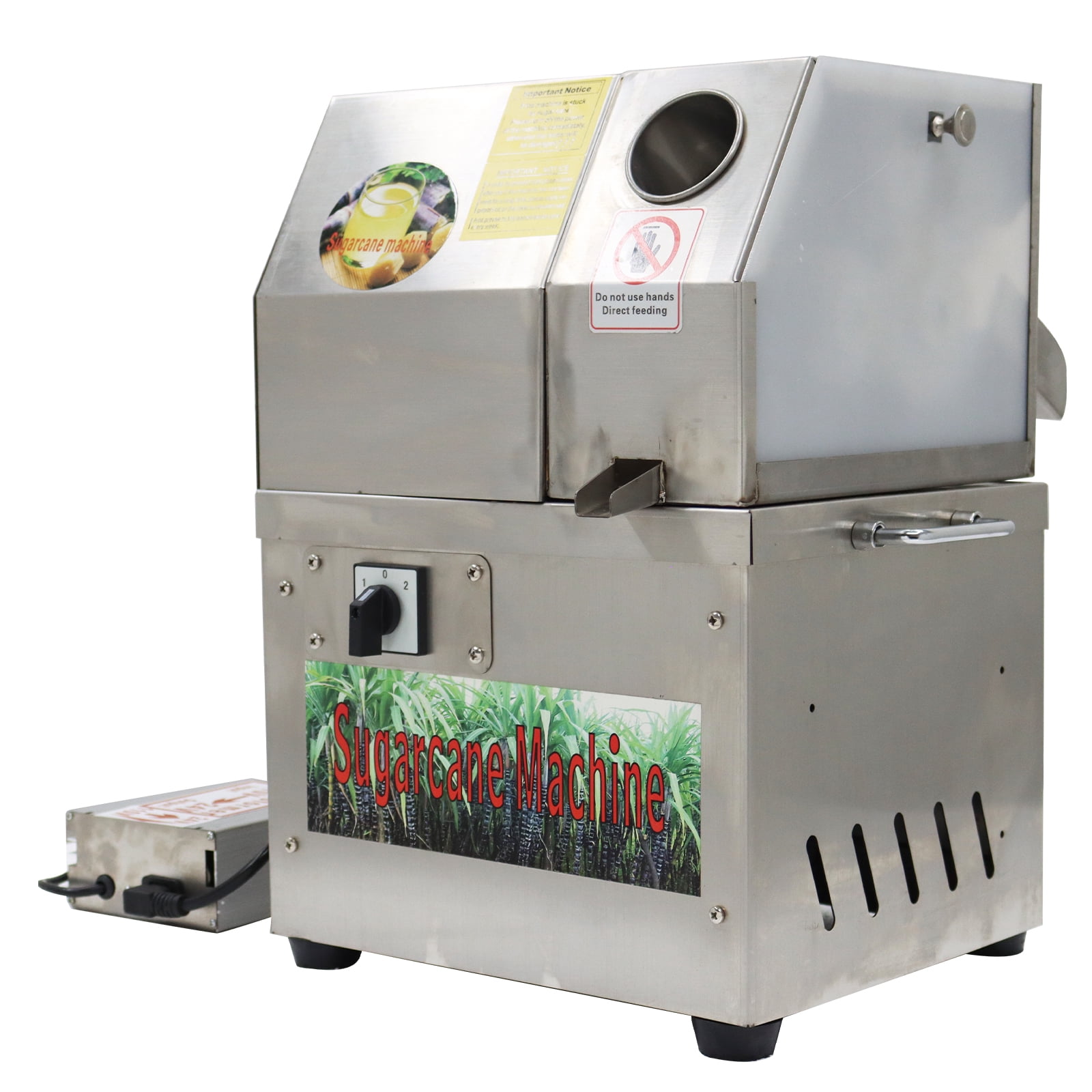 4 Roll Sugarcane Juicer Sugar Cane Machine Electric Sugarcane Juice Extractor 24V DC or 110V AC 450W