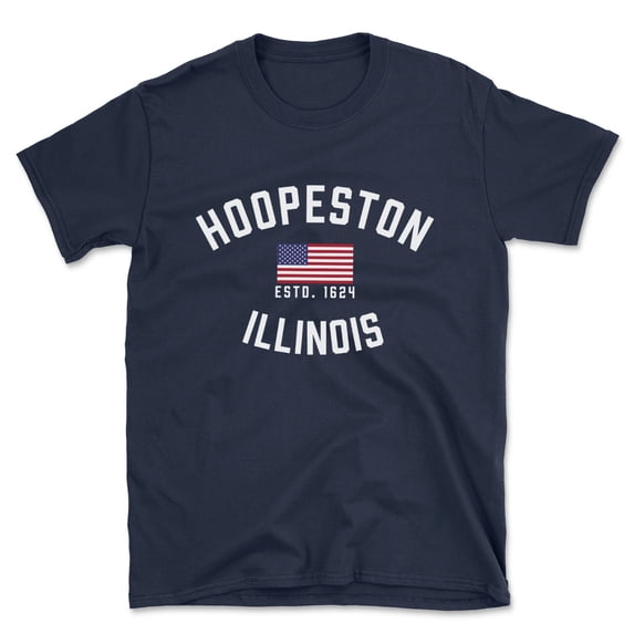 Hoopeston Illinois Patriot Men's Cotton T-Shirt