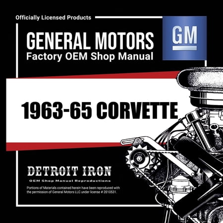 Detroit Iron OEM 1963-1965 Corvette Shop Manuals Sales Literature & Parts Books on CD
