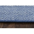 thumbnail image 2 of Gatney Rugs Pointe Area Rug TW2922 Blue Chevron Lined 5' x 8' Rectangle, 2 of 3