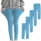 thumbnail image 4 of Odeerbi 3-12 Años Niñas 4 Pcs Leggings Mallas Elásticas Lycra Pantalones de Cómodo Suavidad Transpirable Pantimedias, 4 of 9