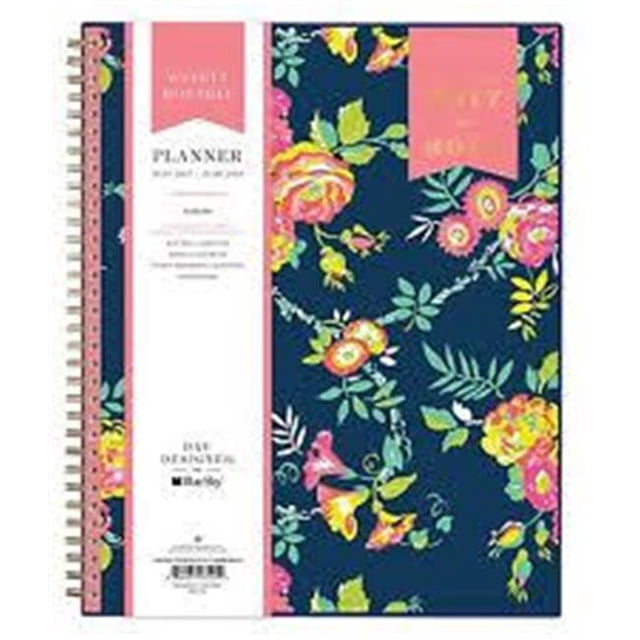 Blue Sky BLS100654 8.5 x 11 in. 2018 Lindley Weekly & Monthly Planner
