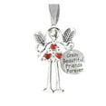 thumbnail image 1 of Metal Angel Decorative Pendant Near Or Far From You Will Always Be In My Heart. Angel Ornament. Angel Gift For Friends. Car Rear View Pendant., 1 of 3