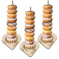 thumbnail image 2 of Inteprter Paquete de 6 soportes de para donas, reutilizables, exquisitos, firmes, fáciles de instalar, decoración del hogar, soportes de donas Decoración del hogar Inteprter HA012551-00, 2 of 6