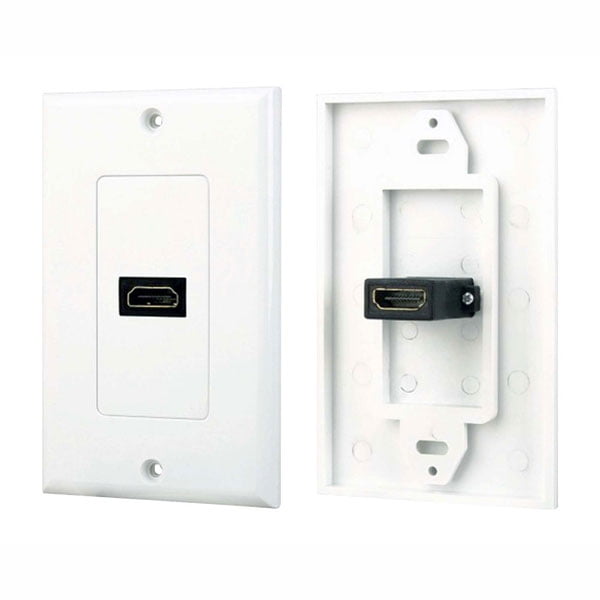 Single HDMI Wall Plate