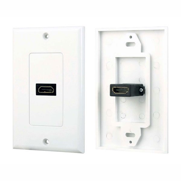 Single HDMI Wall Plate