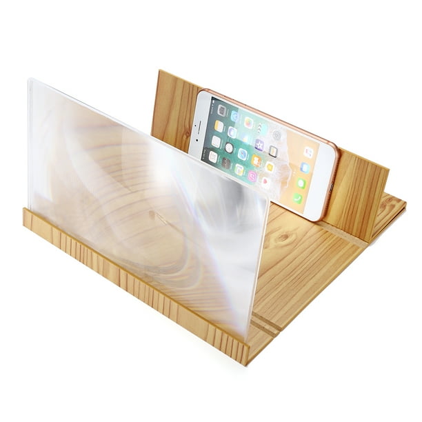 Phone Screen Magnifier 12 Desktop 3d Hd Enlarger Movie Video Stereoscopic Amplifier Foldable For Iphone For Samsung Smartphone Walmart Com Walmart Com
