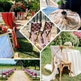 thumbnail image 5 of Efavormart 5 Pack | Terracotta Gauze Cheesecloth Boho Chair Sashes - 16" X 88", 5 of 11