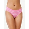 thumbnail image 2 of Joyspun Women's Seamless Bikini Panties, 3-Pack, Sizes XS to 3X, 2 of 3