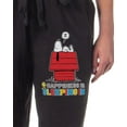 thumbnail image 3 of Peanuts Women's Snoopy Happiness Is Sleeping In Sleep Pajama Pants, 3 of 6