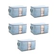thumbnail image 2 of Organizador de Plegado de Colcha, Bolsa de Almacenamiento Plegable de Ropa de 5 piezas para calcetinas, 2 of 8