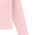 thumbnail image 6 of HAOTAGS Big Girls Performance Track Jacket（3-15）, Zip-Up Long-Sleeve Stand-Collar Sports Top for Yoga/Running Pink 11-12Years, 6 of 7