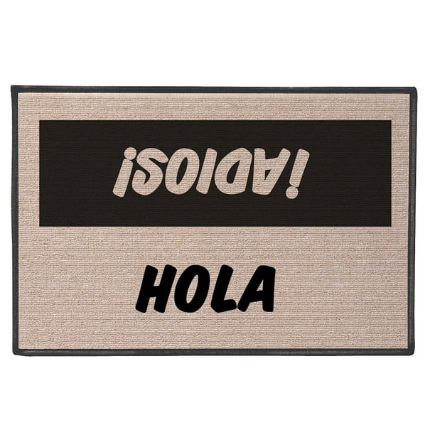 International Hello/Goodbye Doormat Spanish