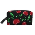 thumbnail image 2 of Uemuo Cherry Pattern Portable Toiletry Bags with Handle, Waterproof travel Make up Bags for Women, Large Capacity Travel Cosmetic Bags, 2 of 9