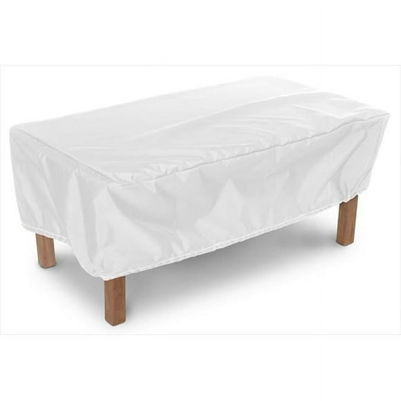 KoverRoos 14261 Weathermax Companion Table Cover&#44; White - 18 L x 42 W x 15 H in.