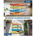 thumbnail image 5 of BouPower Kayak Storage Rack, Heavy Duty Kayak Stand for for Indoor and Outdoor Storage, Freestanding Kayak Holder Stand for Kayaks, Canoes, Surfboard, Paddleboard Storage, 5 of 7