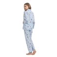 thumbnail image 6 of GLOBAL 100% Cotton Pajamas for Women Notch Collar Pjs Cozy Button Down Homewear with Pockets, Spring & Summer, 2-Piece, Sizes S to 3X, 6 of 6