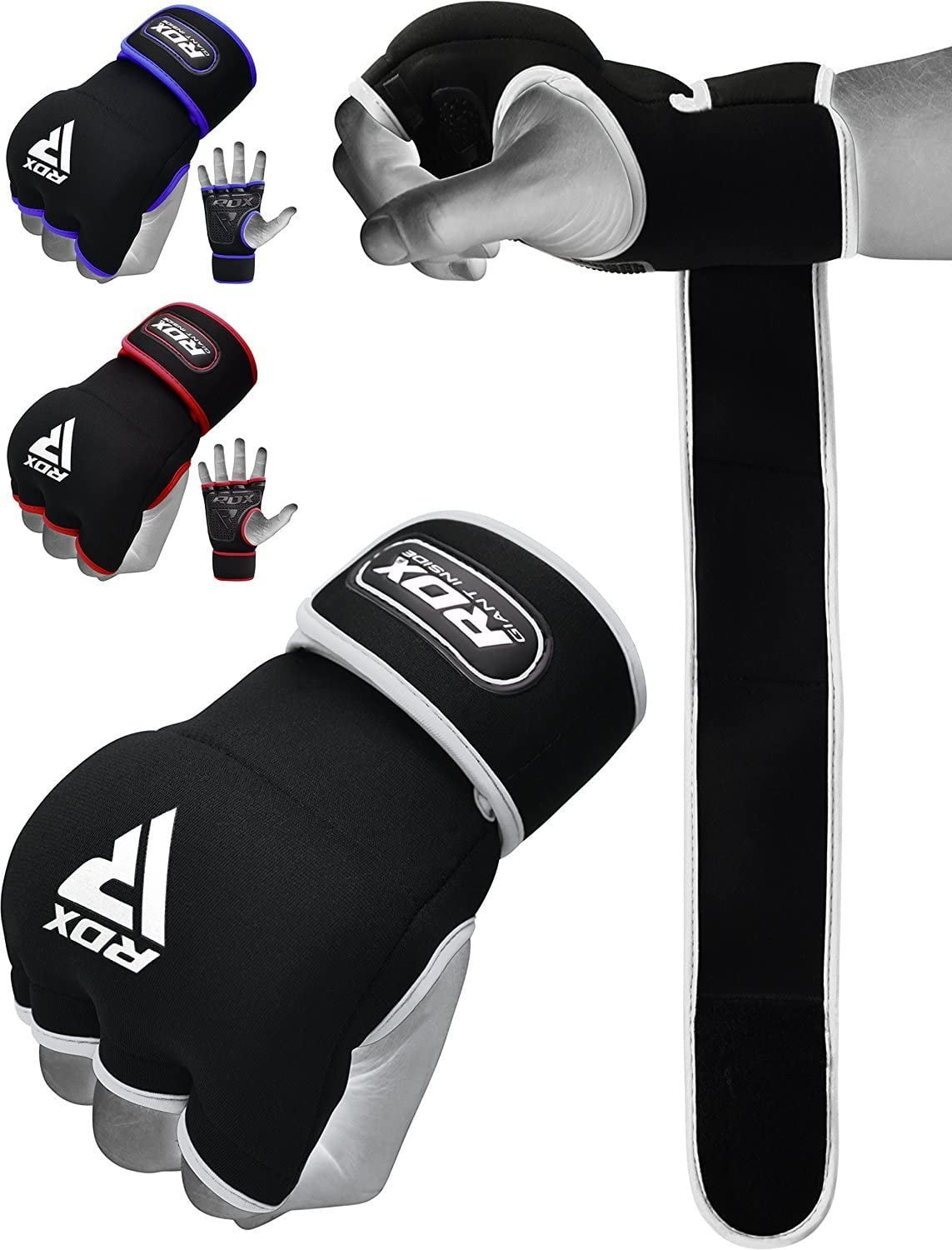 size L UNDER BOXING COTTON WHITE INNERS GLOVES SWEAT LINER HAND PROTECTOR 