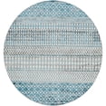 thumbnail image 7 of Livabliss Washable Rugs for Living Room, 7ft Round Lavadora Global Ink Blue Round Area Rug, Bedroom Dining Room Home Decor Stain Resistant Carpet (6'7" x 6'7"), 7 of 7