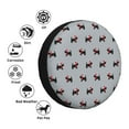 thumbnail image 3 of Bingfone Polka Dot Christmas Dog Spare Tire Cover Weatherproof Universal Wheel Protectors for RV Camper Travel Trailer SUV Truck-15 inch, 3 of 8