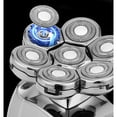 thumbnail image 2 of Afeitadora eléctrica para hombres, 6 en 1, cabezal rotatorio 7D, recortadora de barba, recargable, inalámbrica., 2 of 4