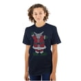 thumbnail image 3 of Ugly Christmas Stitch Santa Costume Men's Graphic T Shirt Tees Brisco Brands M, 3 of 5