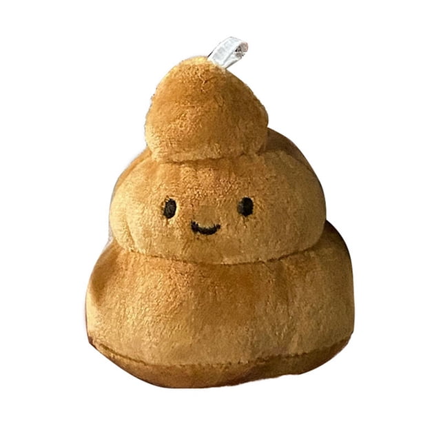 Nueva almohada divertida de caca, cojín de caca, almohada de juguete de peluche con forma de emoticono, colgante de muñeco de peluche de caca, divertido juguete decorativo de peluche de caca para